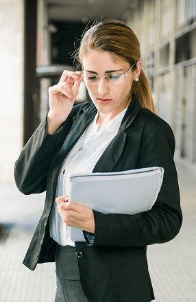 Confidential client service illustration